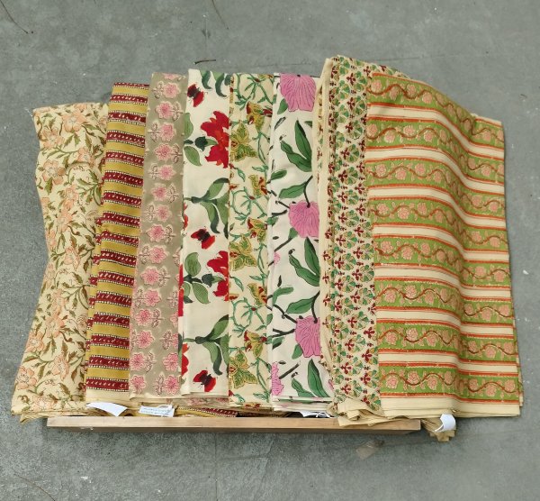 Cotton unstitched fabric