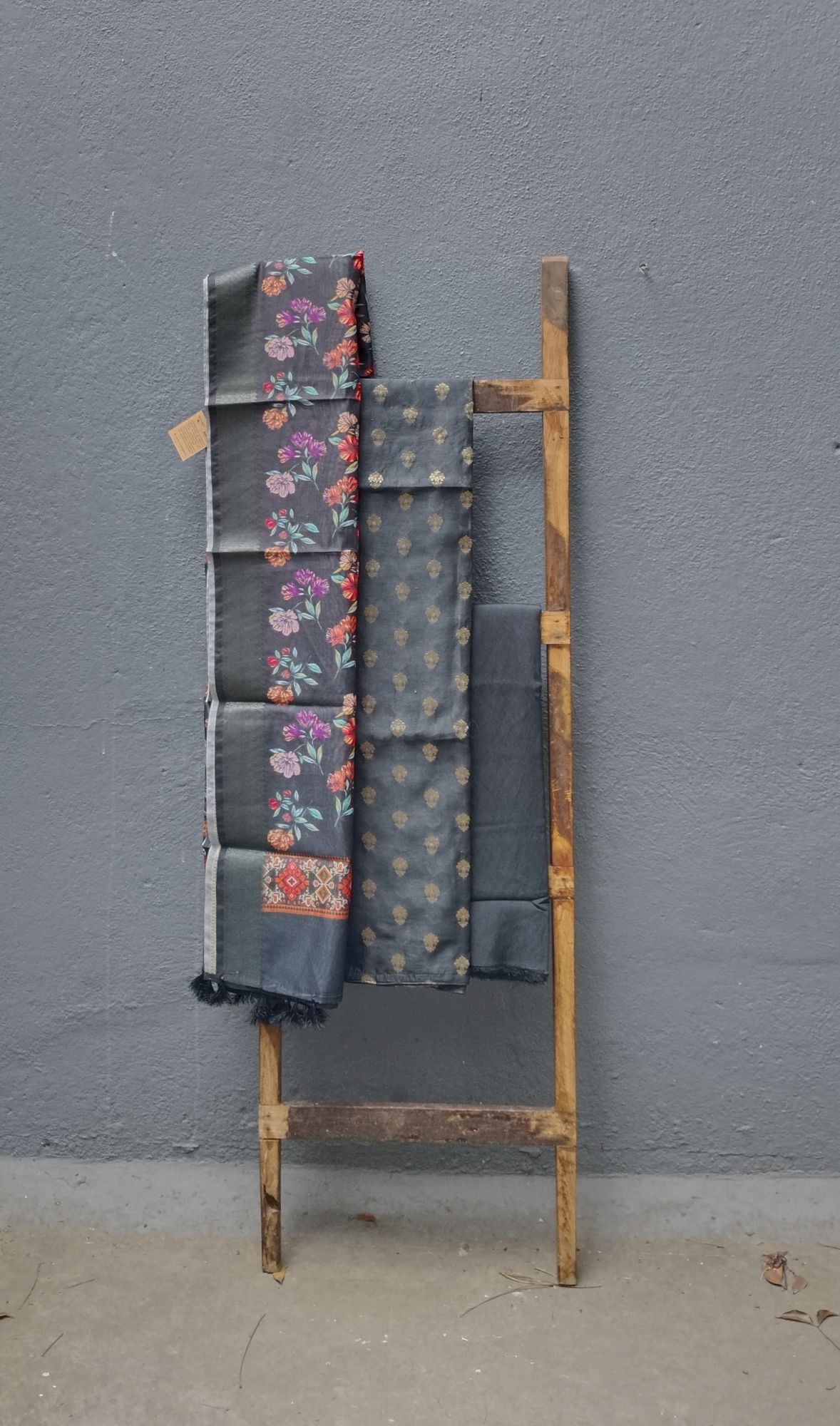 Chanderi Silk Unstitched Dress Material