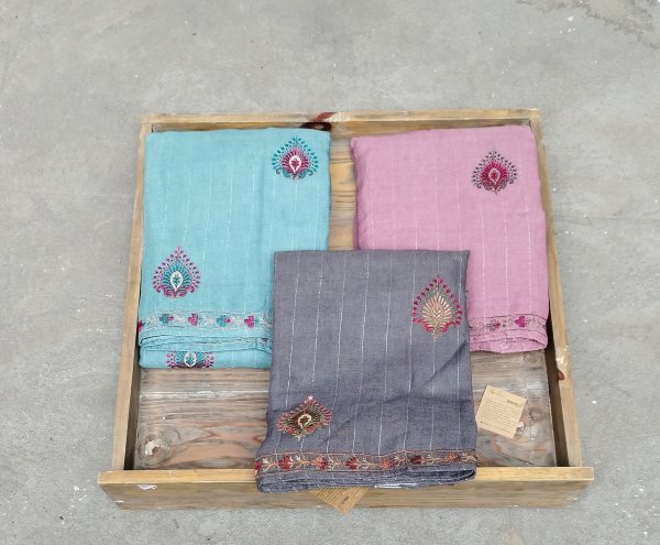 Linen Unstitched Dress Material