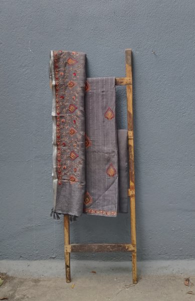 Linen Unstitched Dress Material