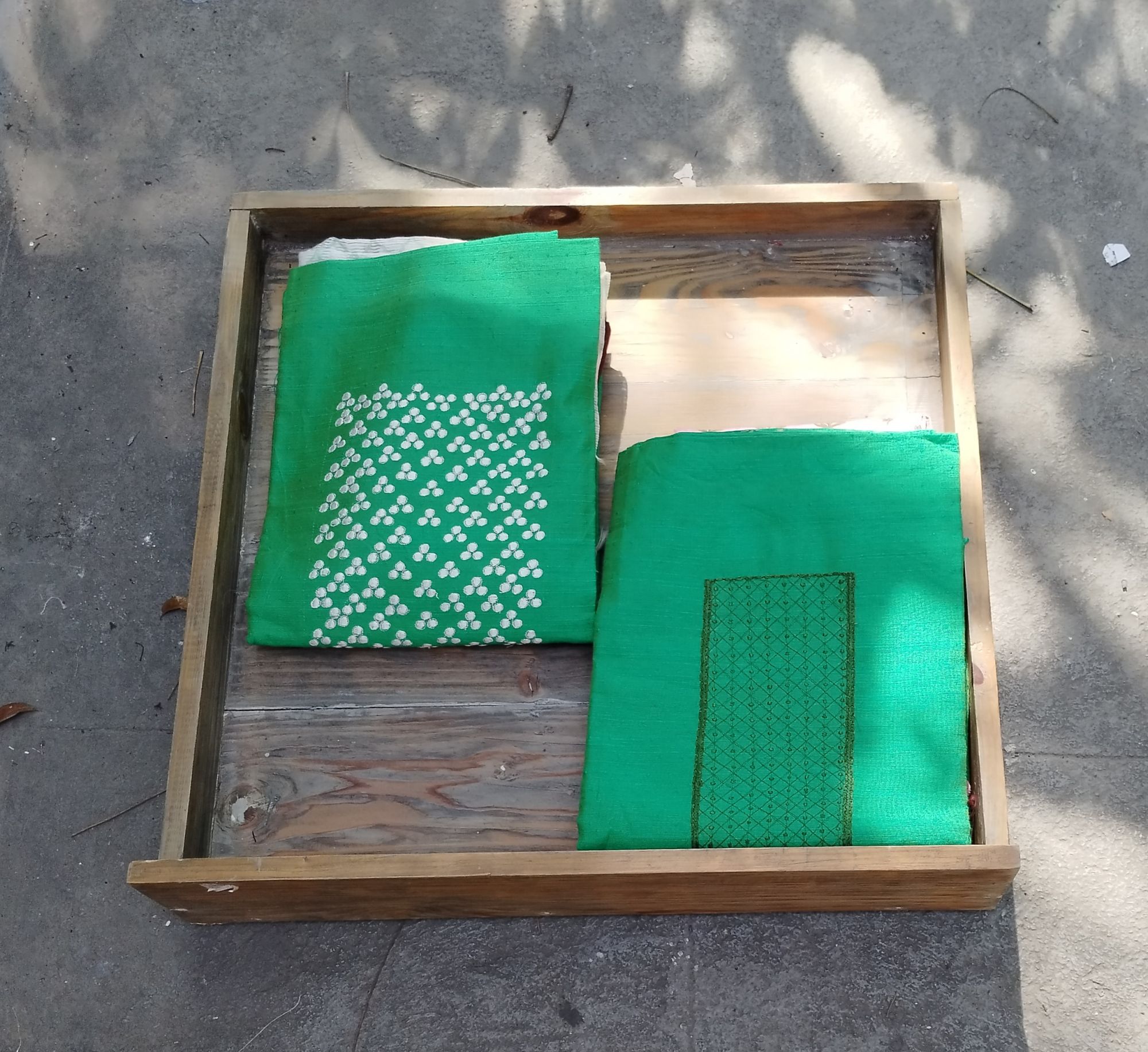 Cotton Silk Unstitched Dress Materials Material