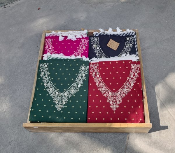 Cotton Silk Unstitched Dress Material