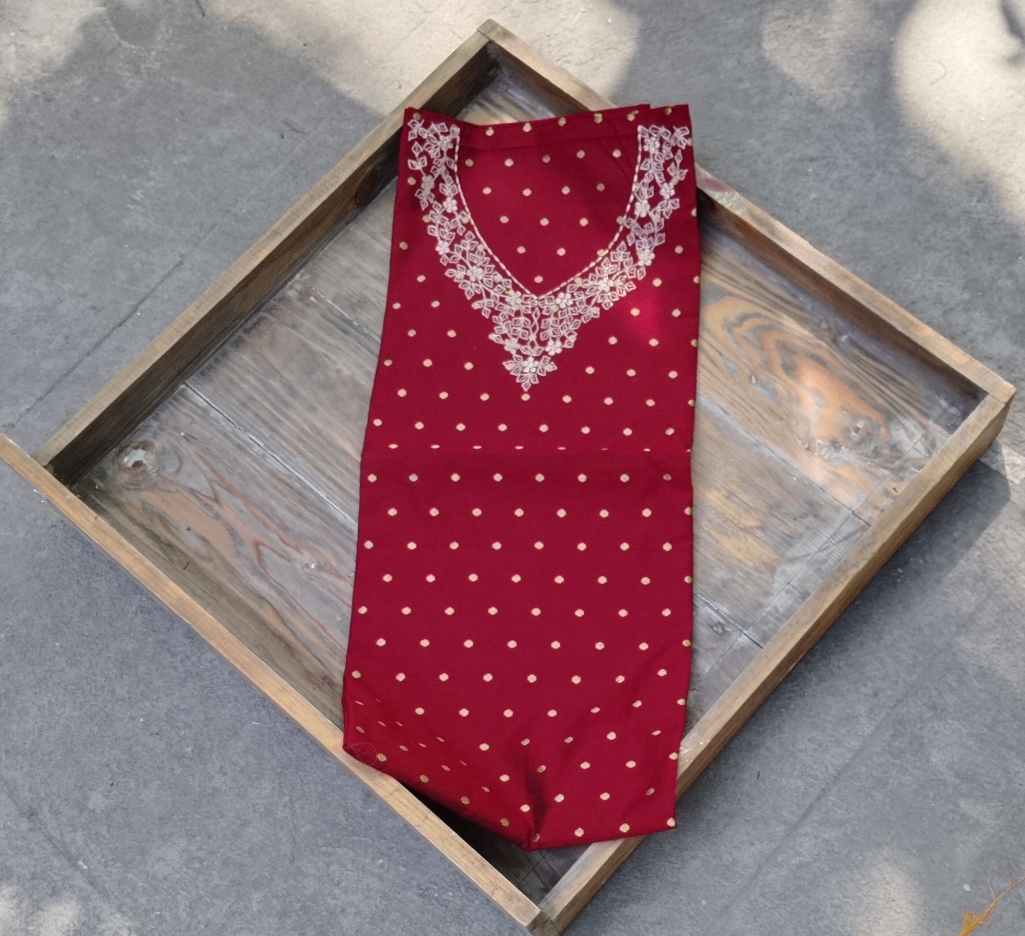 Cotton Silk Unstitched Dress Material