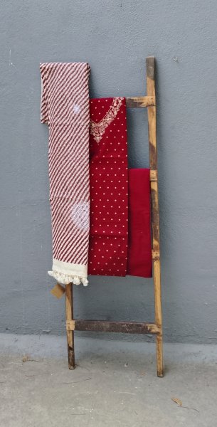 Cotton Silk Unstitched Dress Material