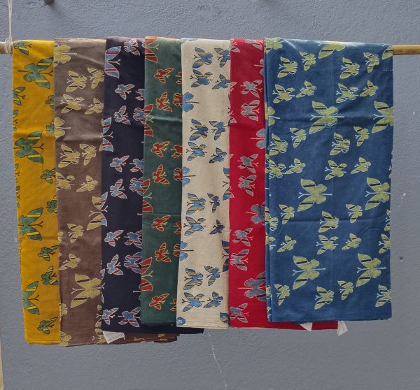 Cotton unstitched fabric