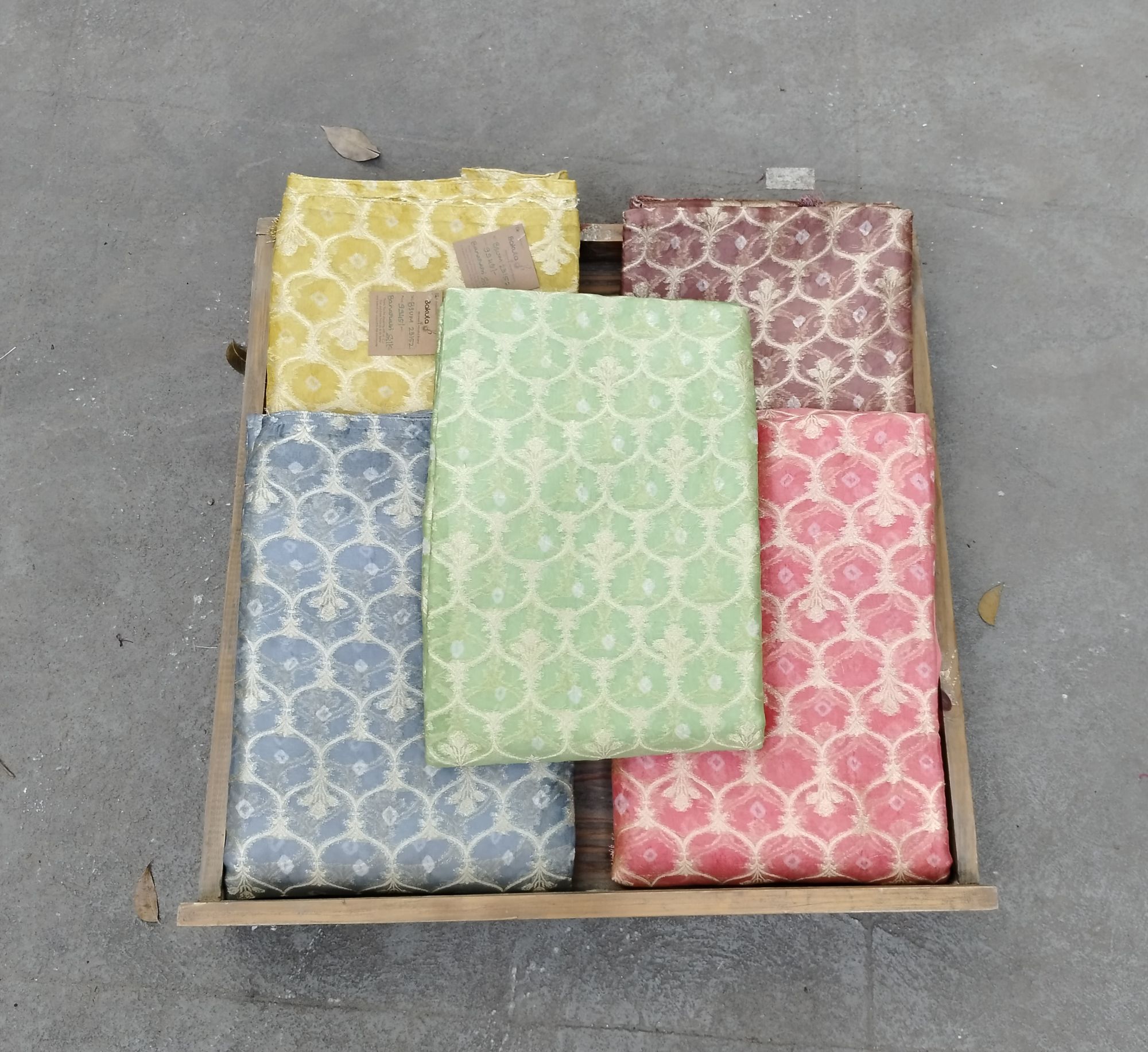 Banarasi Silk unstitched Dress Material