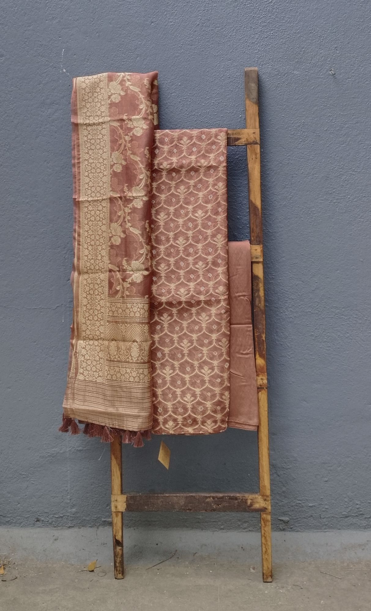 Banarasi Silk unstitched Dress Material