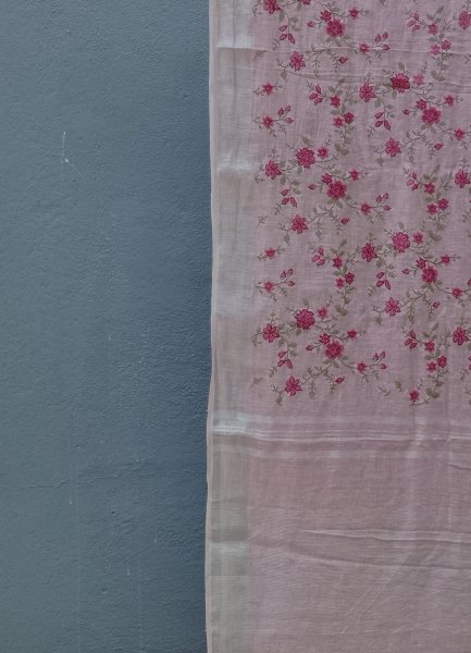 Lenin Embroidery Saree