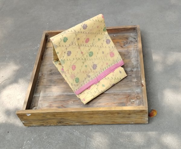 Fulia Cotton Jamdhani Weave Saree