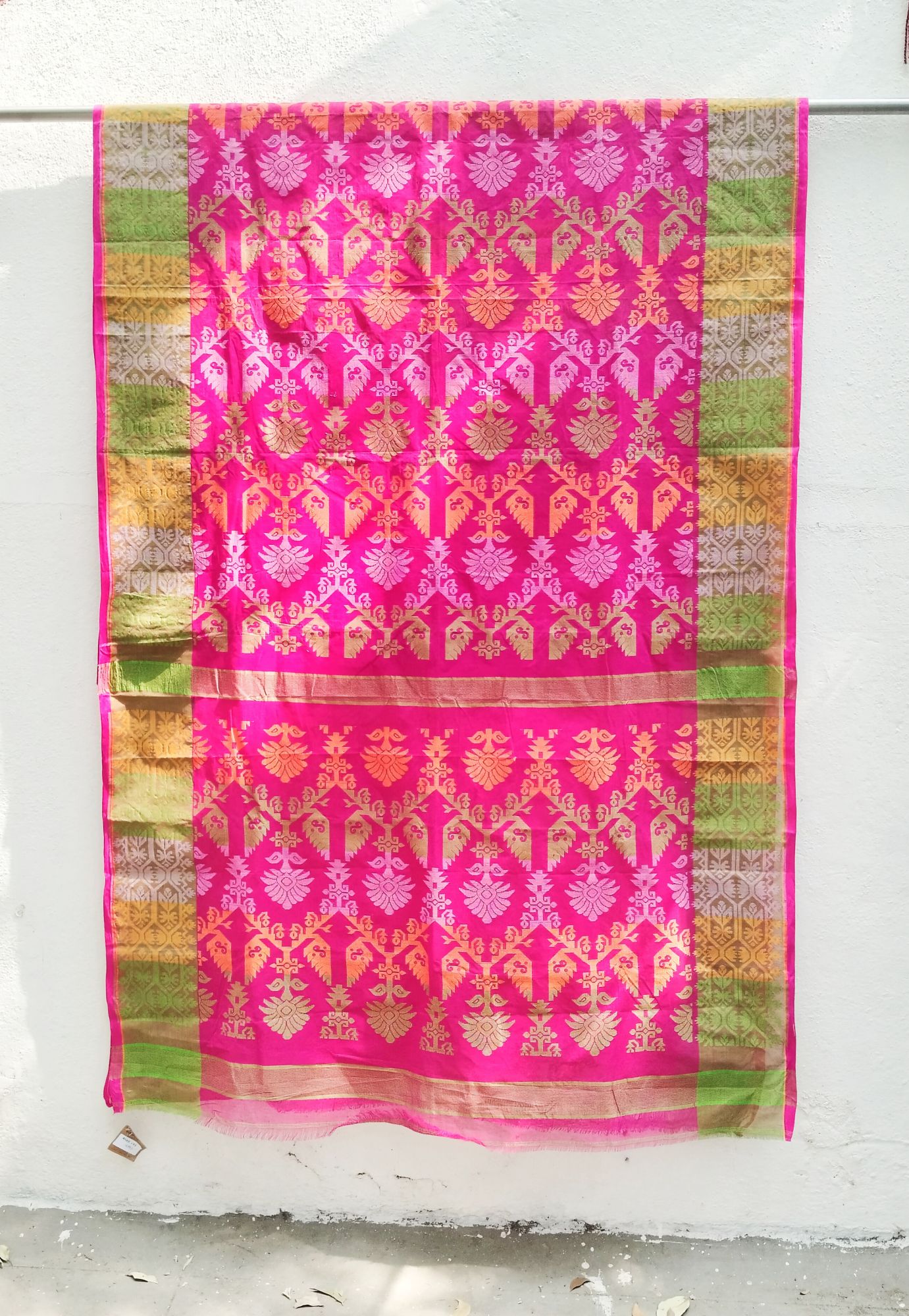 Fulia Cotton Jamdhani Weave Saree