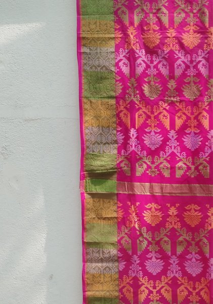 Fulia Cotton Jamdhani Weave Saree