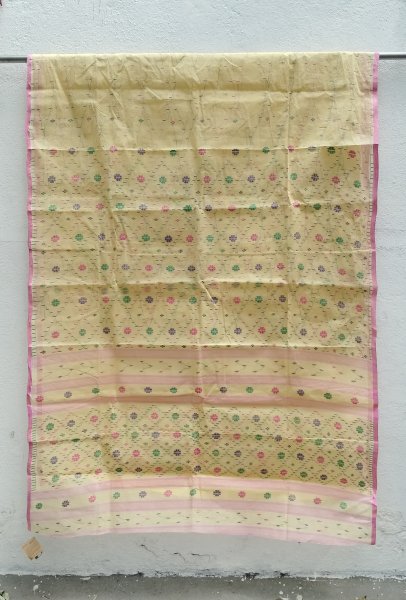 Fulia Cotton Jamdhani Weave Saree