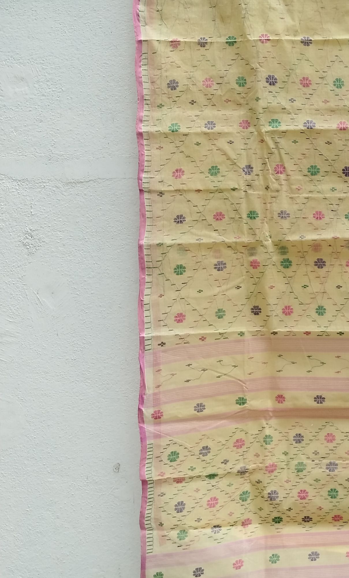 Fulia Cotton Jamdhani Weave Saree