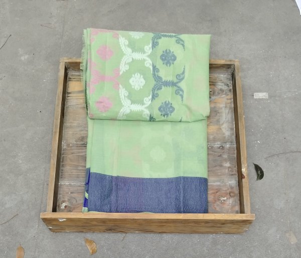 Fulia Cotton Jamdhani Weave Saree