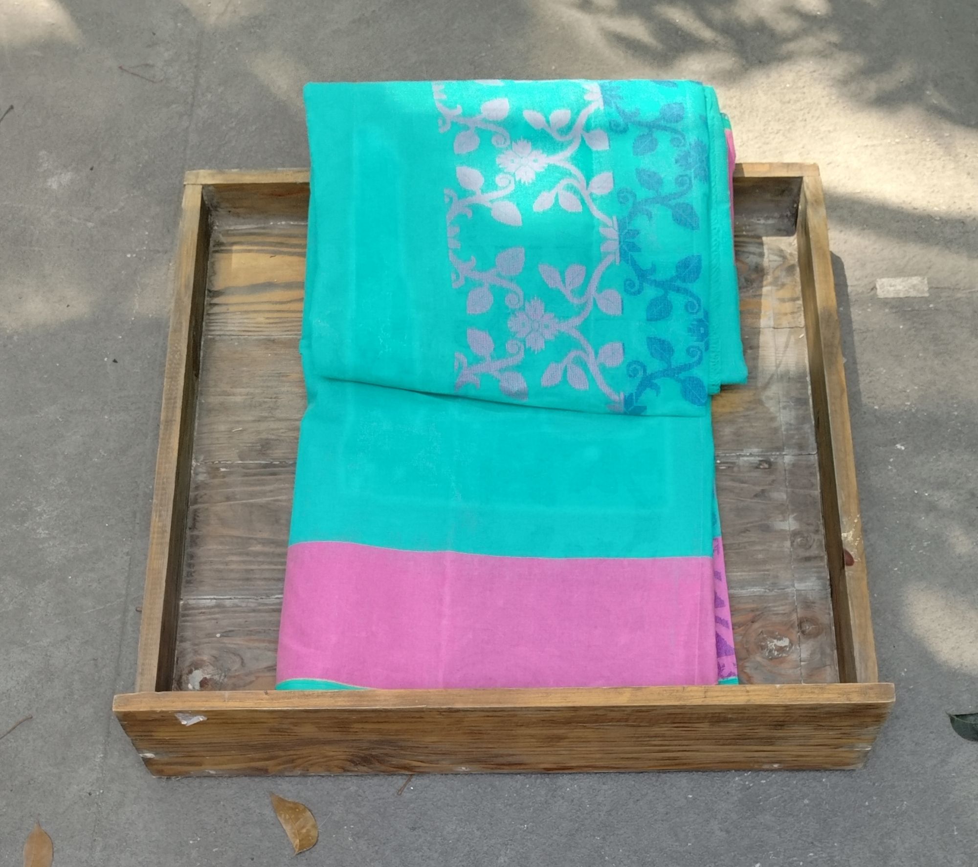 Fulia Cotton Jamdhani Weave Saree