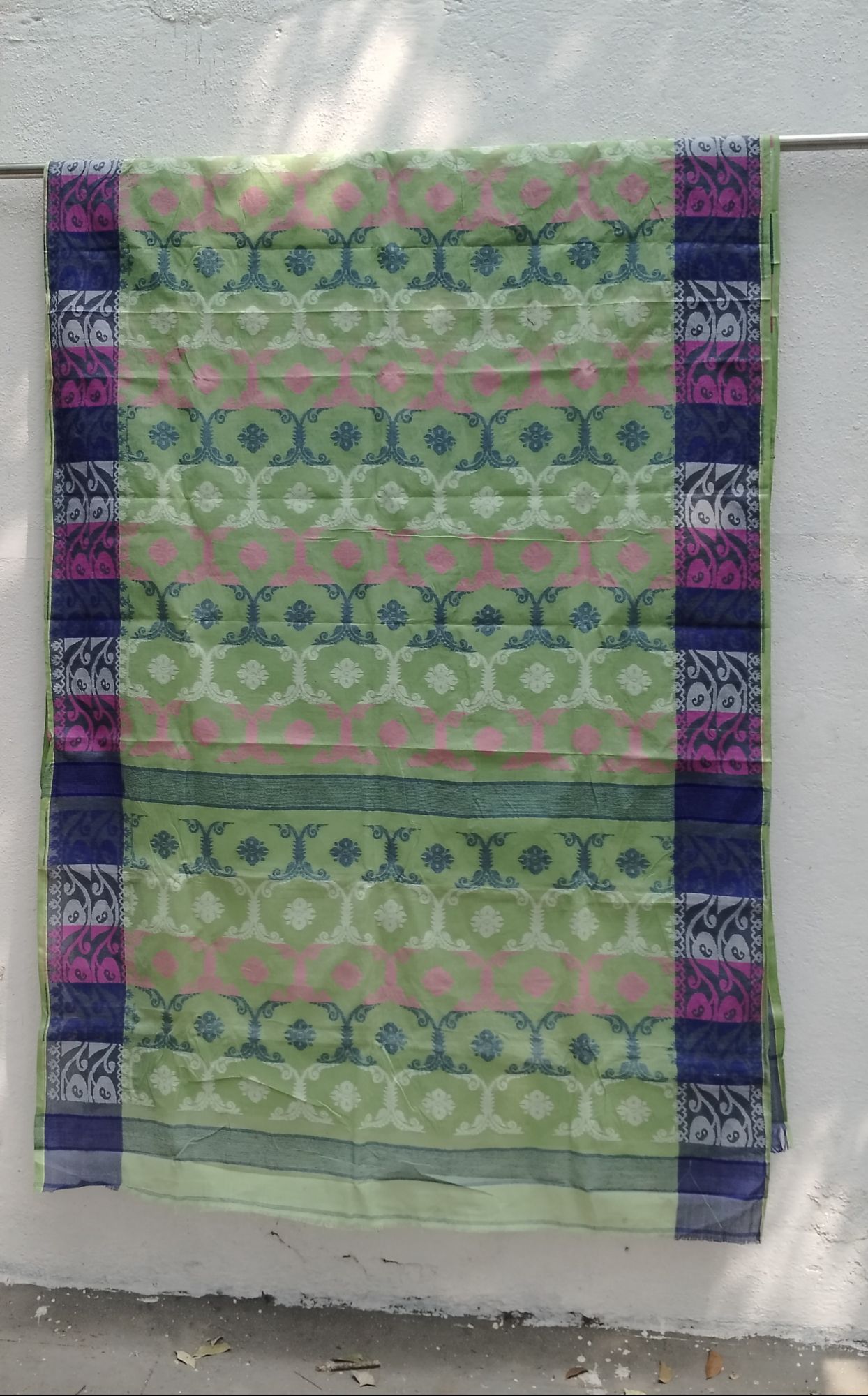 Fulia Cotton Jamdhani Weave Saree