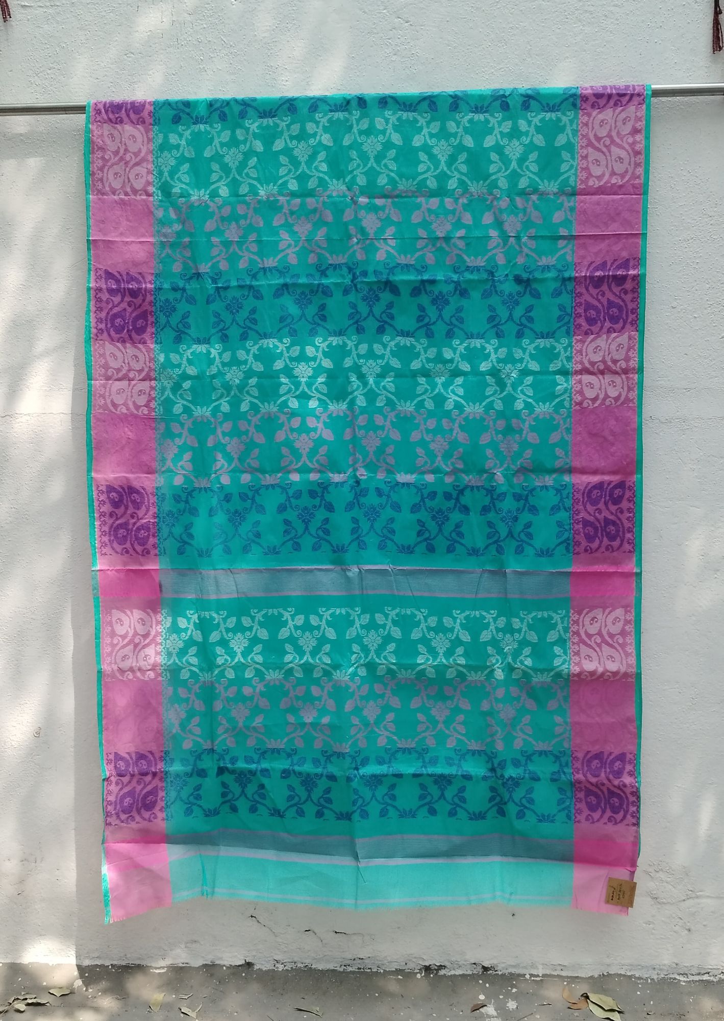 Fulia Cotton Jamdhani Weave Saree