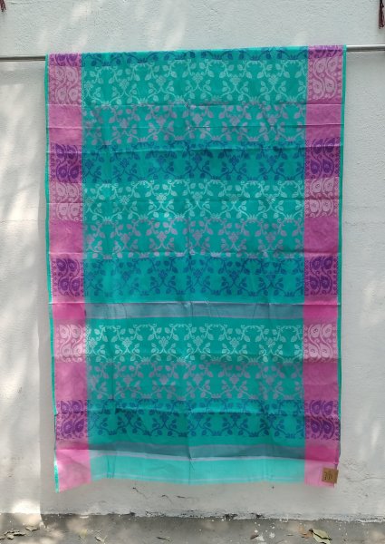 Fulia Cotton Jamdhani Weave Saree