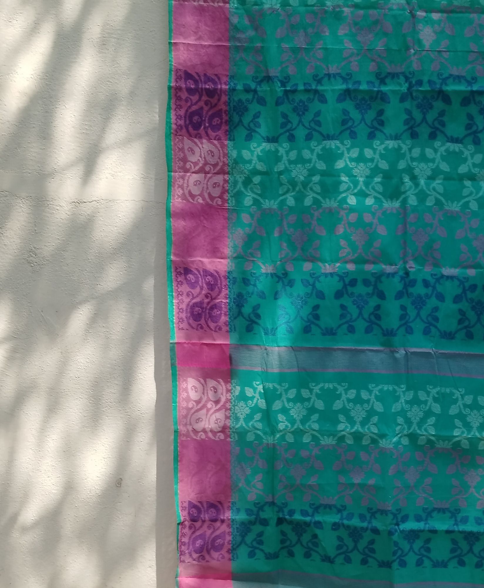 Fulia Cotton Jamdhani Weave Saree