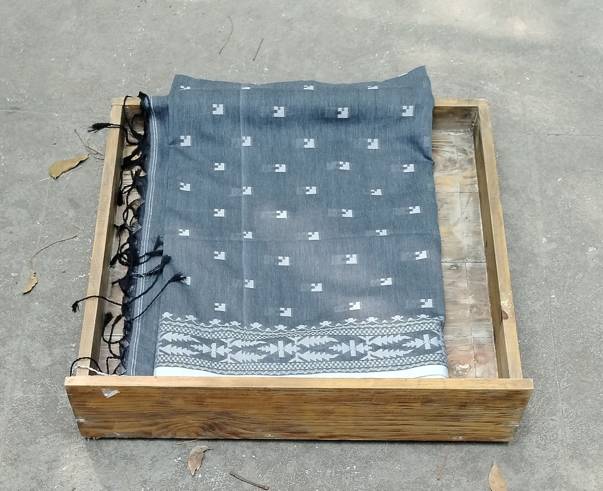 Fulia Cotton Jamdhani Weave Saree