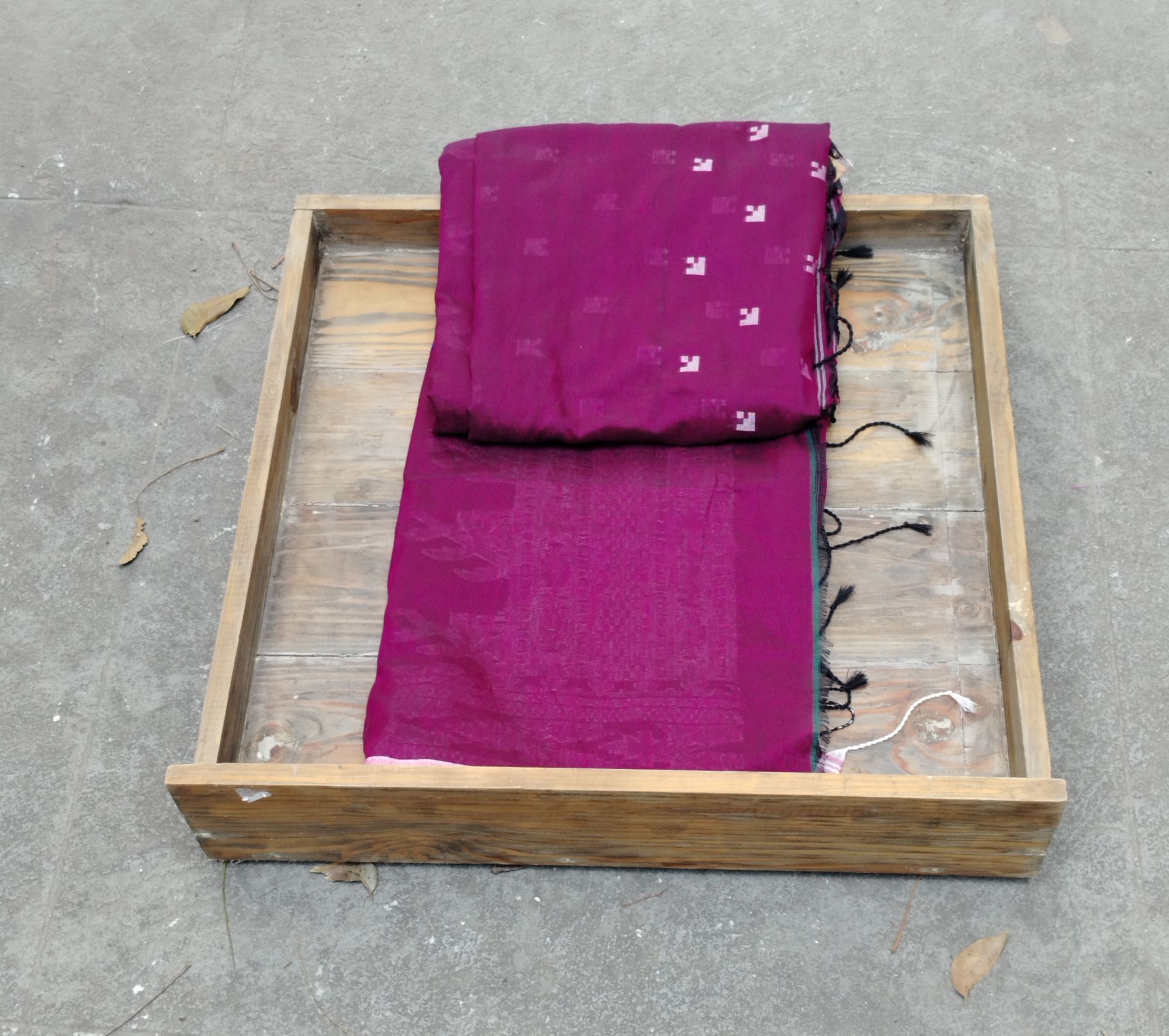 Fulia Cotton Jamdhani Weave Saree