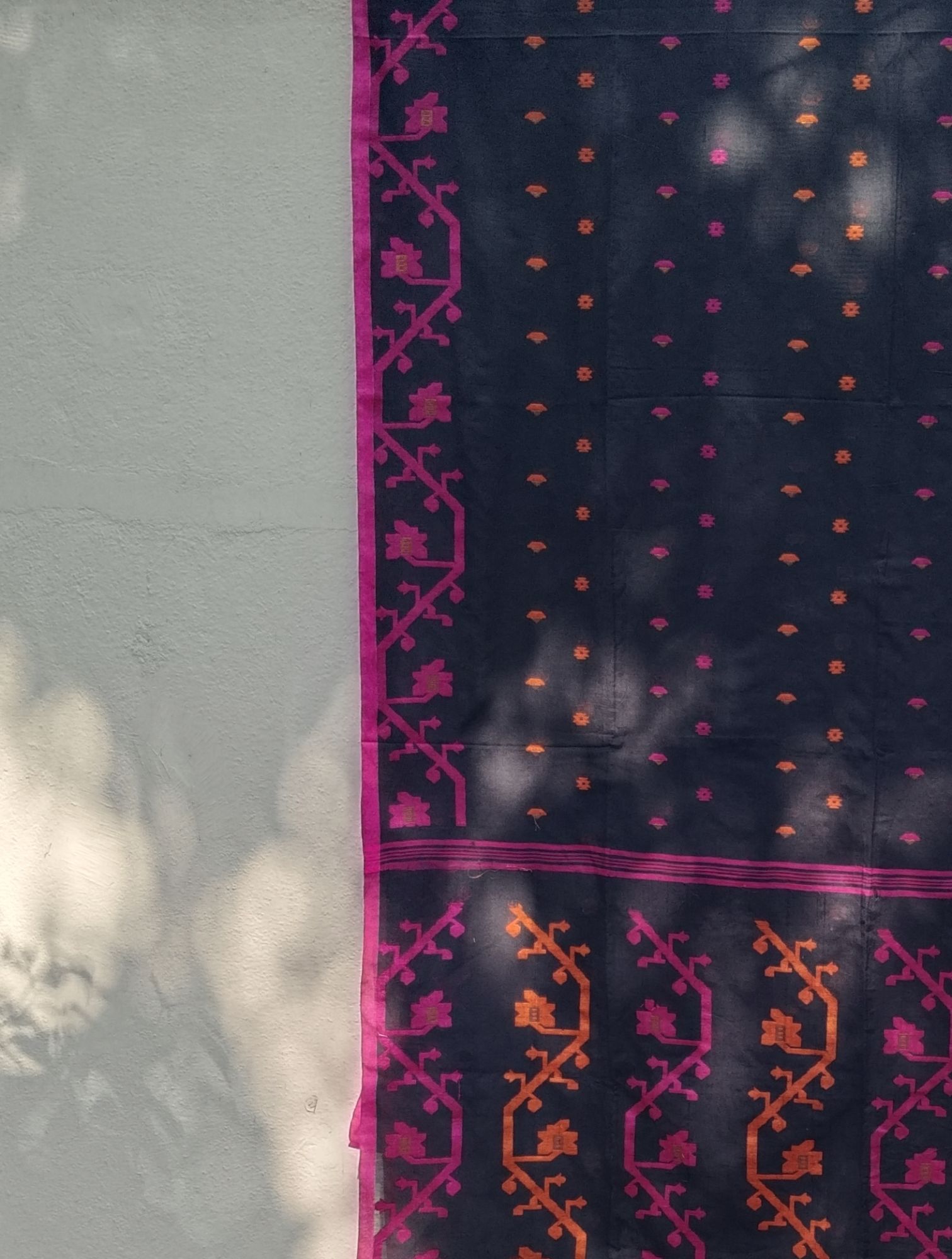 Fulia Cotton Jamdhani Weave Saree