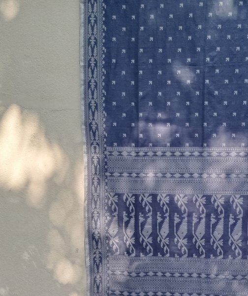 Fulia Cotton Jamdhani Weave Saree