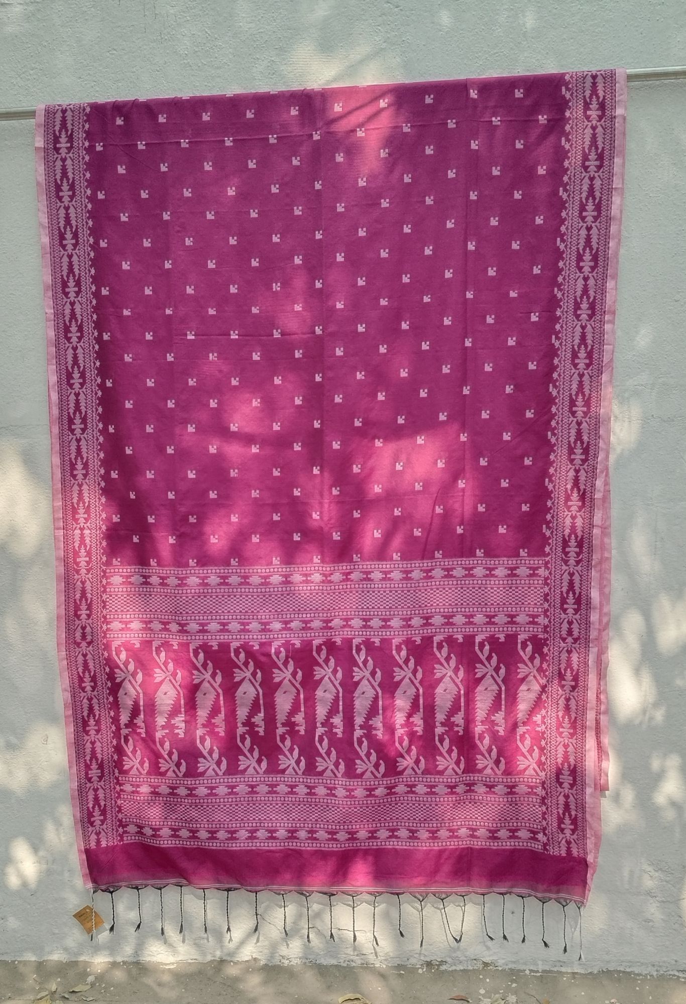 Fulia Cotton Jamdhani Weave Saree