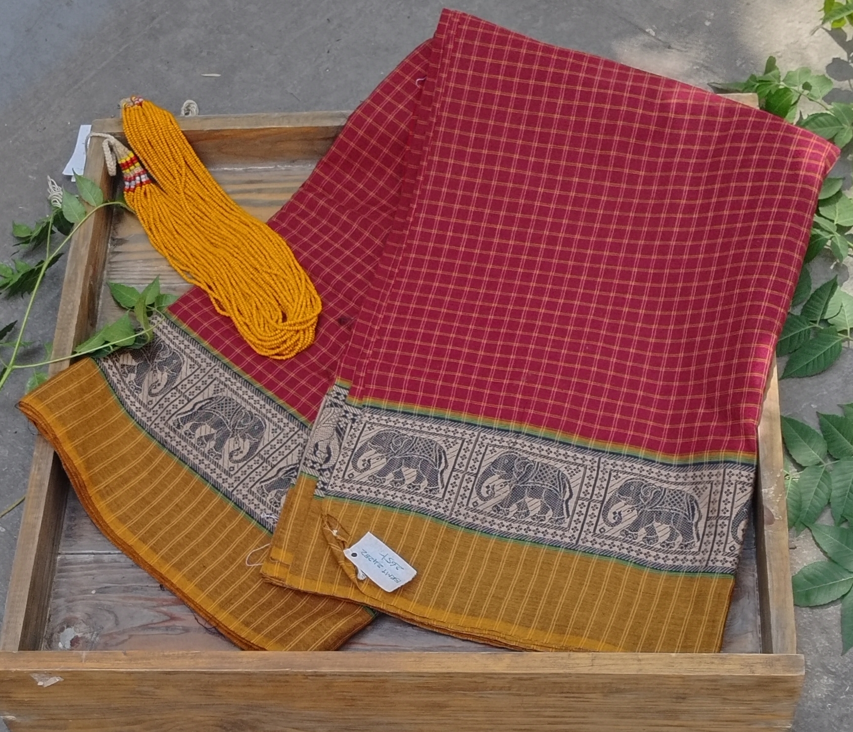 Chettinadu  Checks Cotton fabric