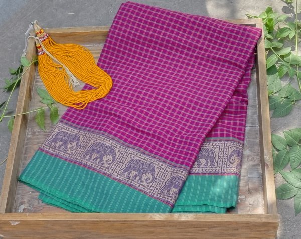 Chettinadu Checks Cotton Fabric