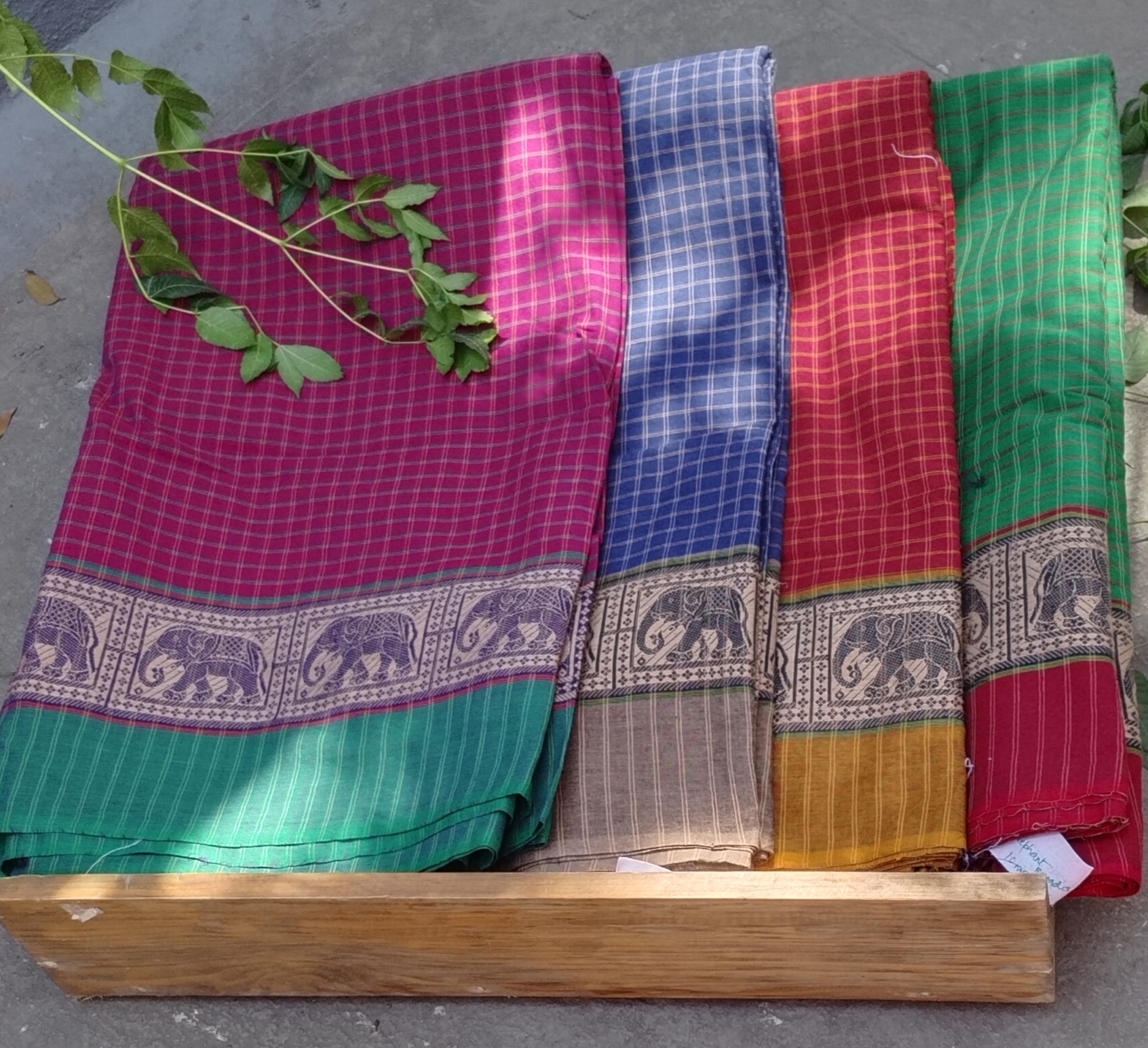 Chettinadu Checks Cotton fabric