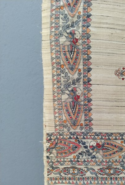 Tussar Madhubani Silk Saree