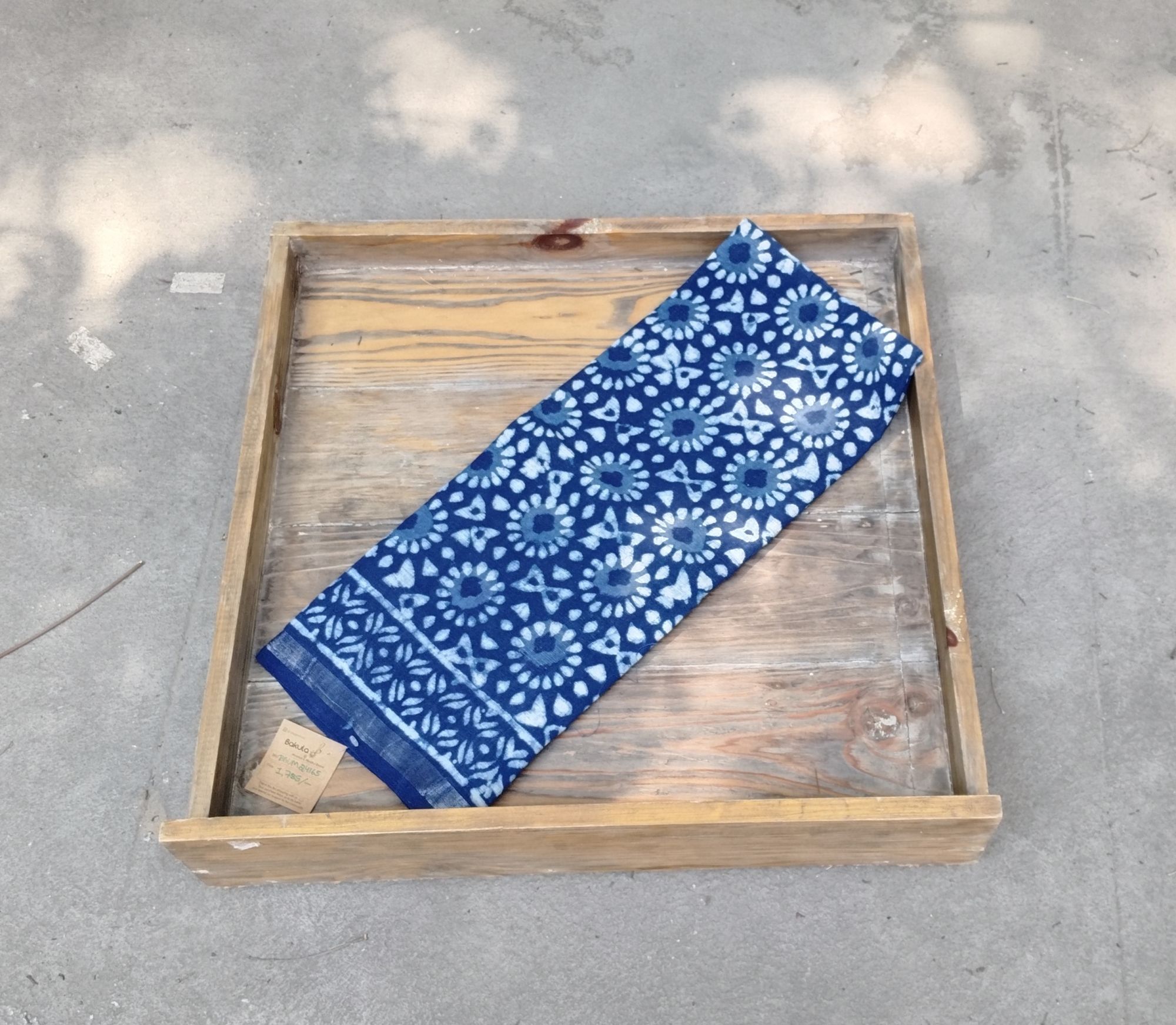 Indigo Unstitched Dress Suit