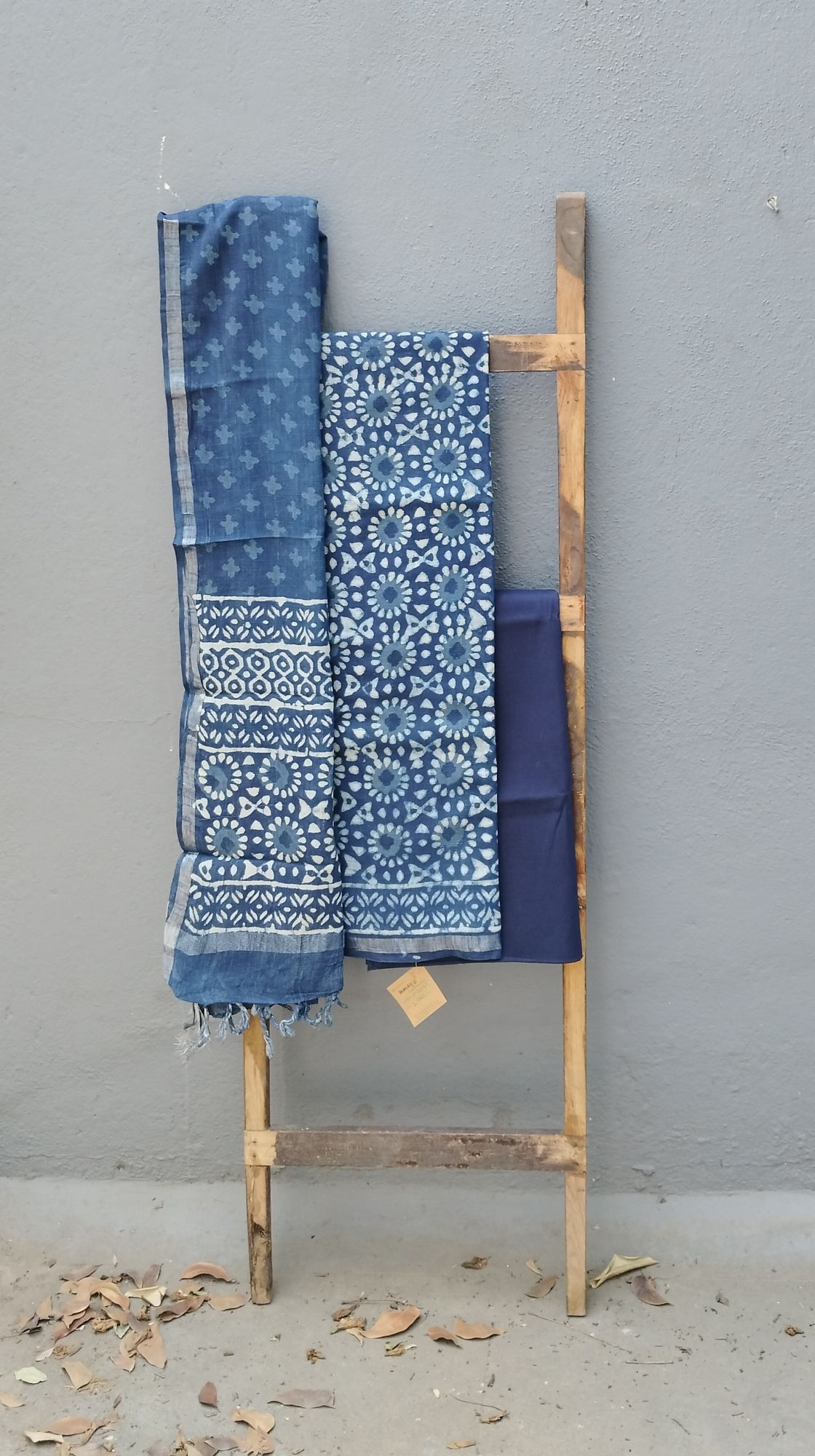 Indigo Unstitched Dress Suit