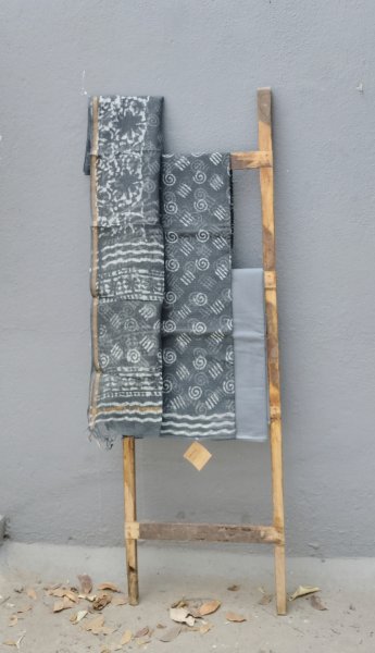 Kota Cotton Unstitched Dress Suit