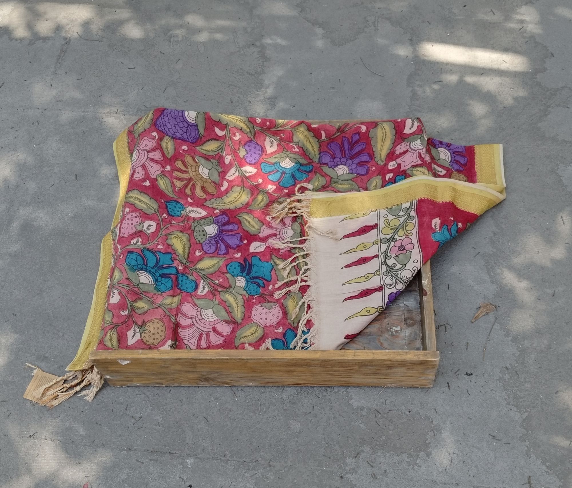 Cotton Kalamkari Dupatta