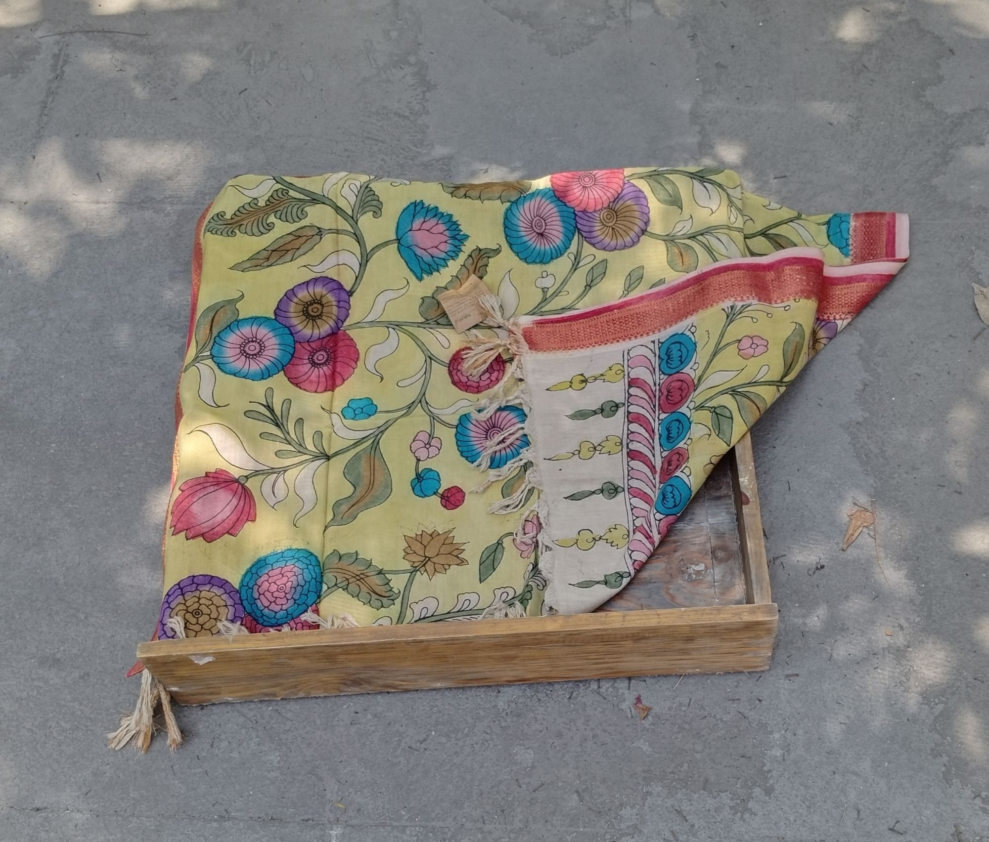Cotton Kalamkari Dupatta