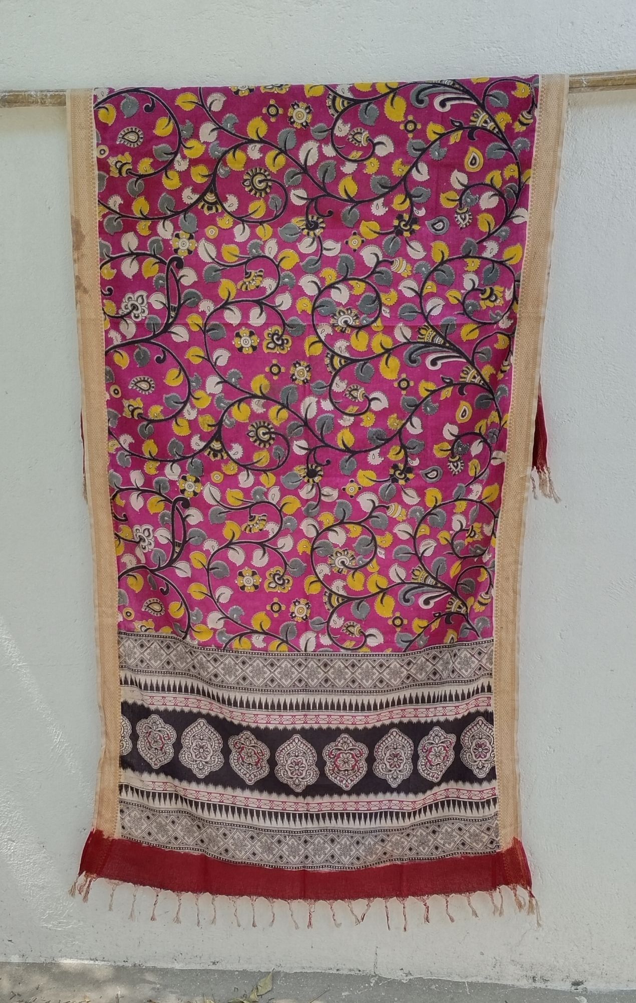 Cotton Kalamkari Dupatta