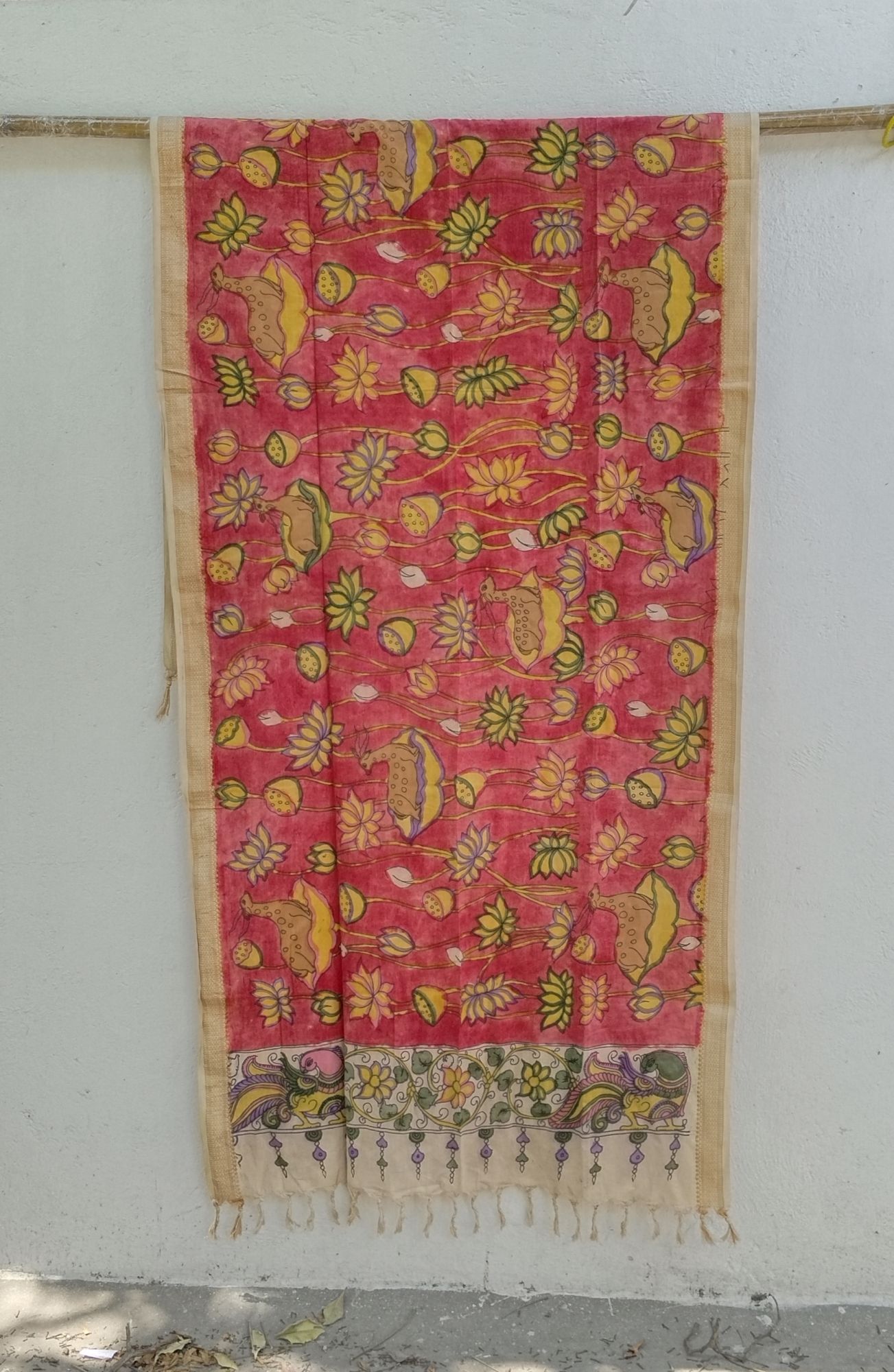 Cotton Kalamkari Dupatta