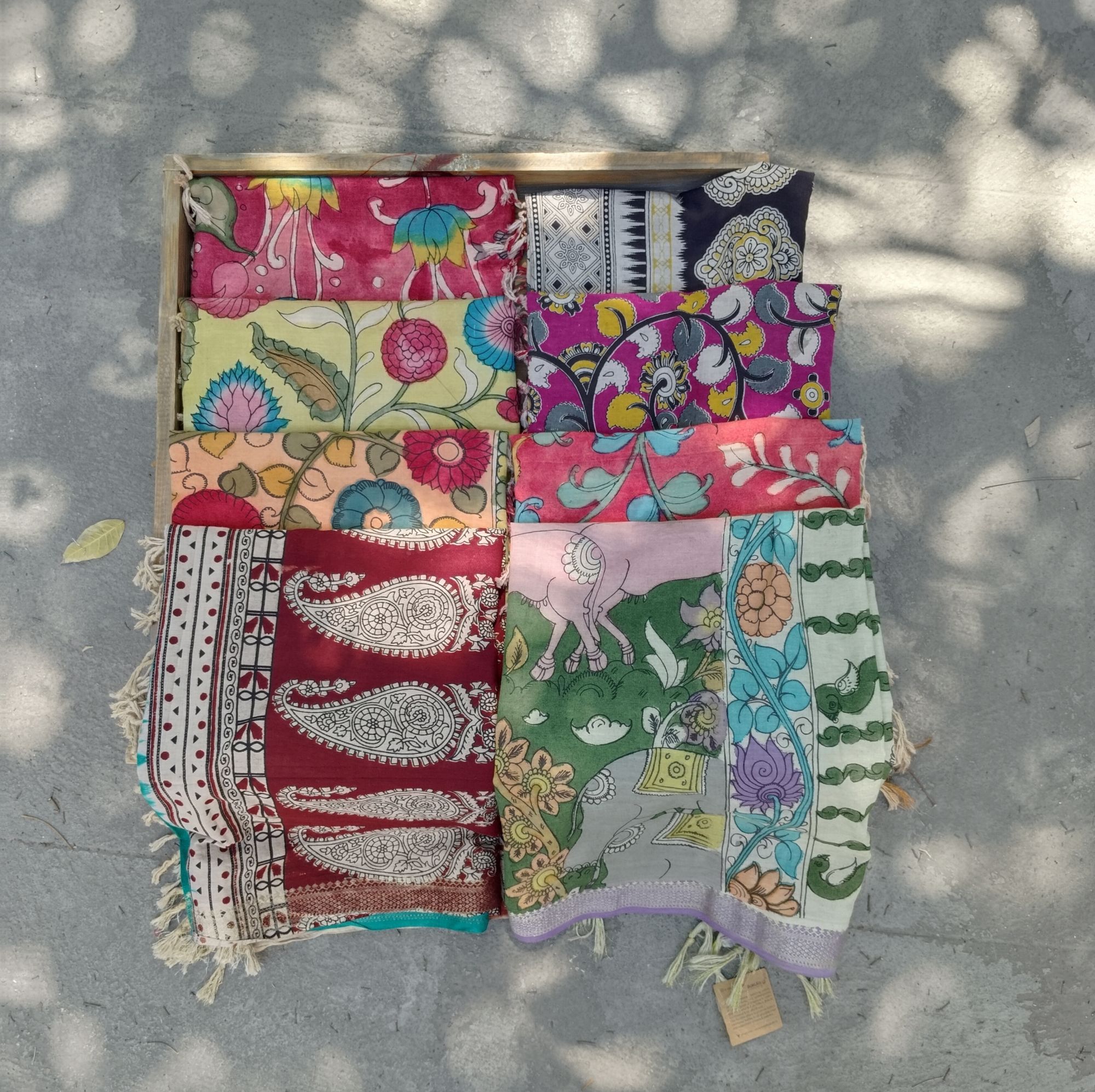 Cotton Kalamkari Dupatta