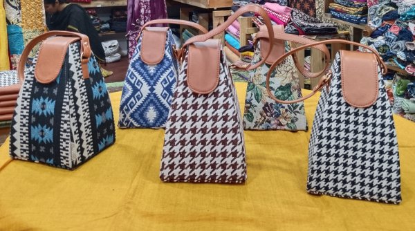 Jacquard Cotton Handbag