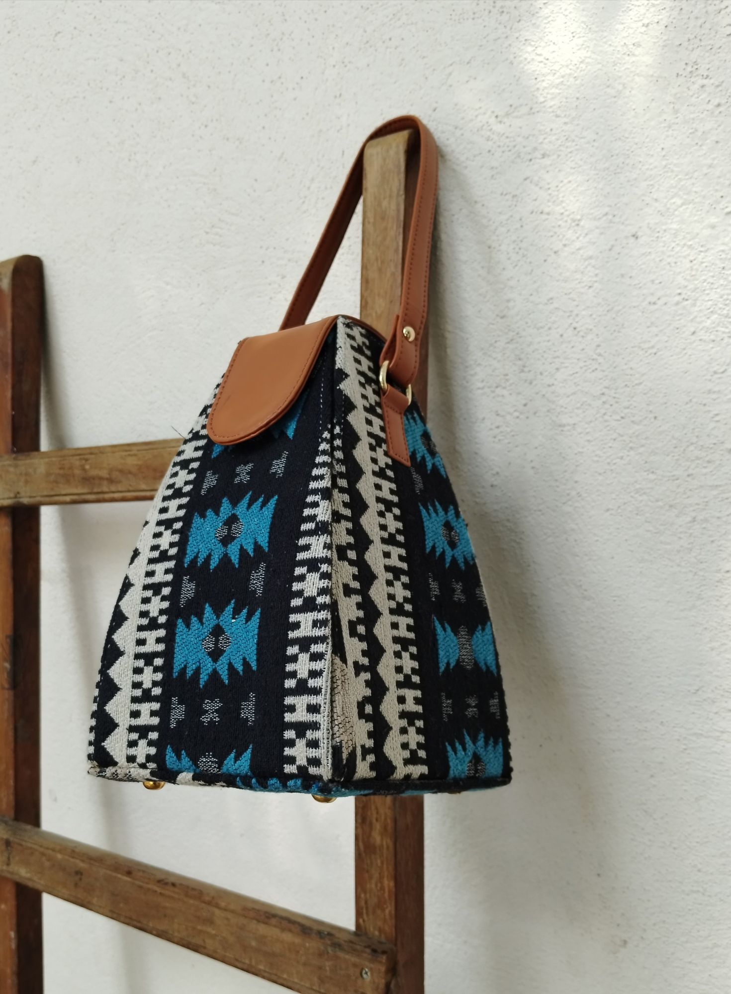 Jacquard Cotton Handbag