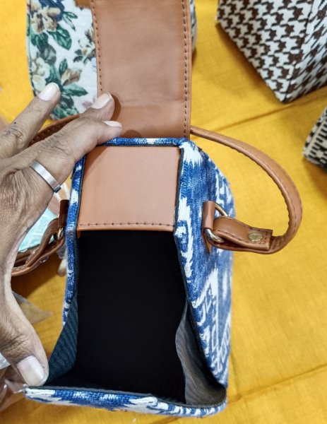 Jacquard Cotton Handbag