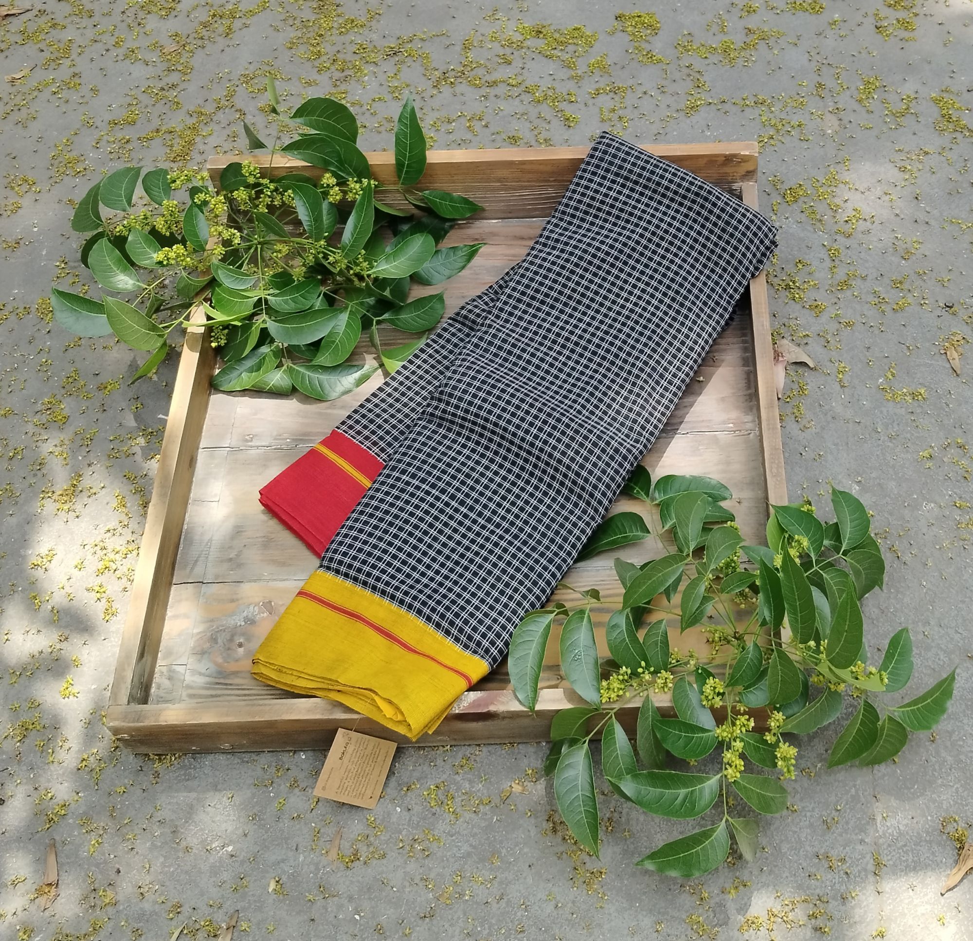 Patteda Anchu Cotton Saree