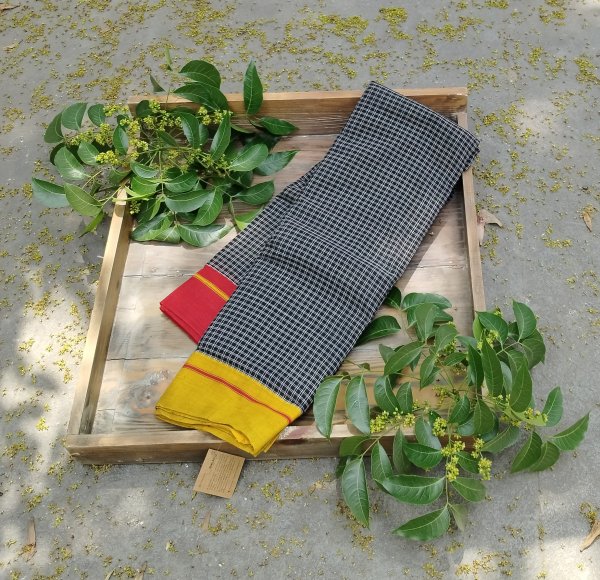 Patteda Anchu Cotton Saree