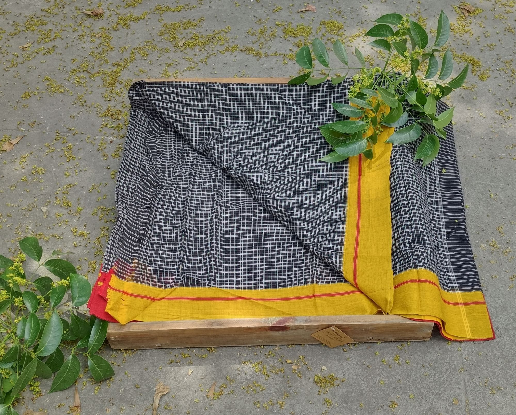 Patteda Anchu Cotton Saree