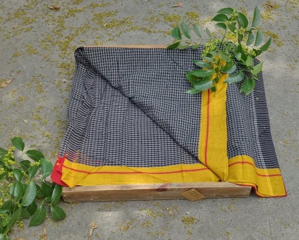 Patteda Anchu Cotton Saree