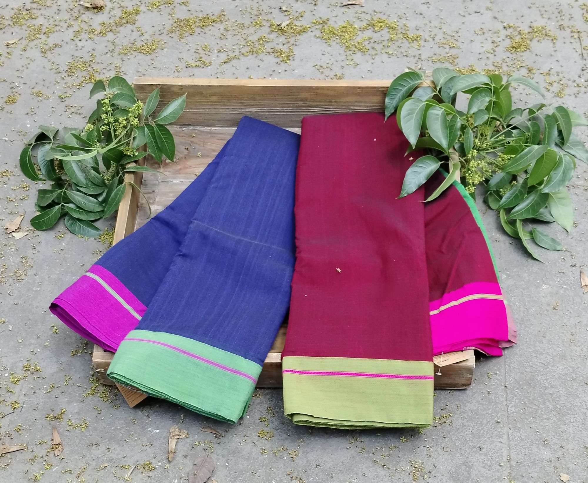Patteda Anchu Cotton Saree