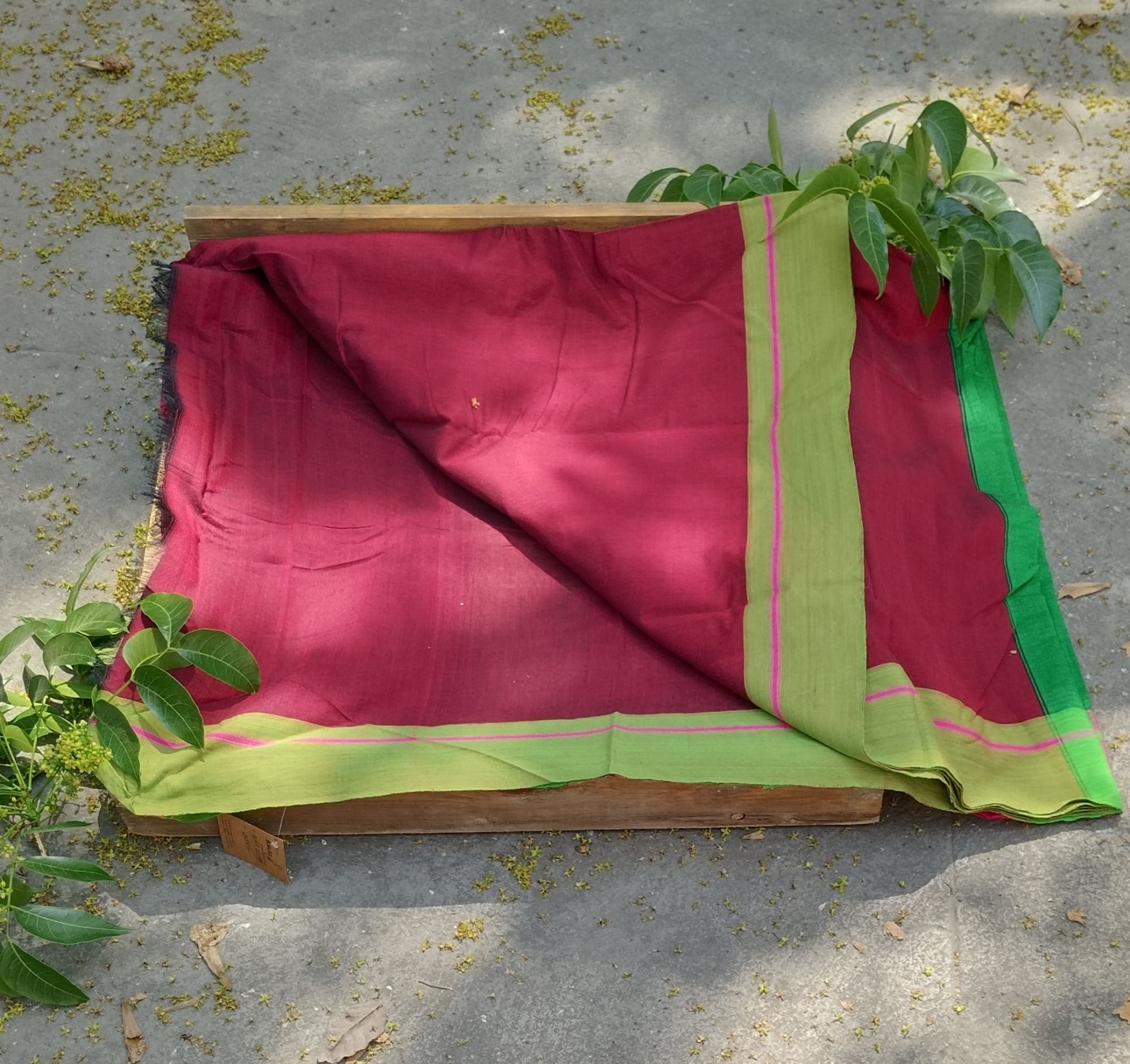 Patteda Anchu Cotton Saree