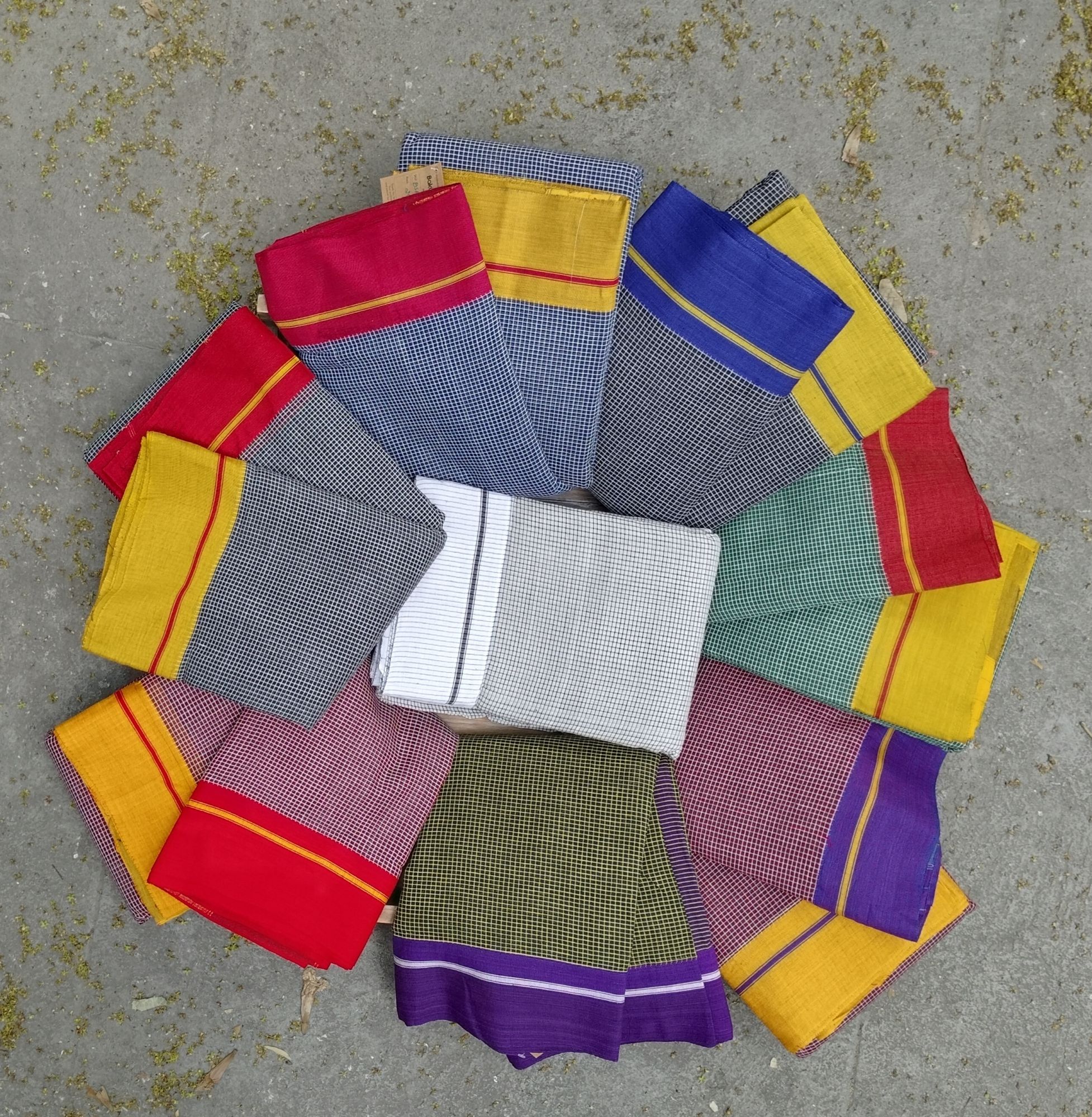 Patteda Anchu Cotton Saree